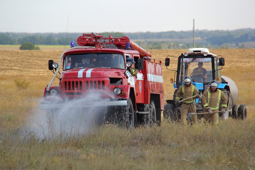 📸📹 Сотрудники МЧС ДНР отработали действия на случай возникновения пожара в экосистеме