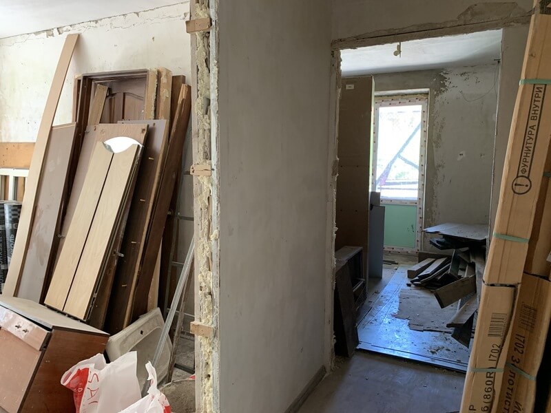 На улице Стратонавтов в Донецке завершается капитальный ремонт многоэтажных домов