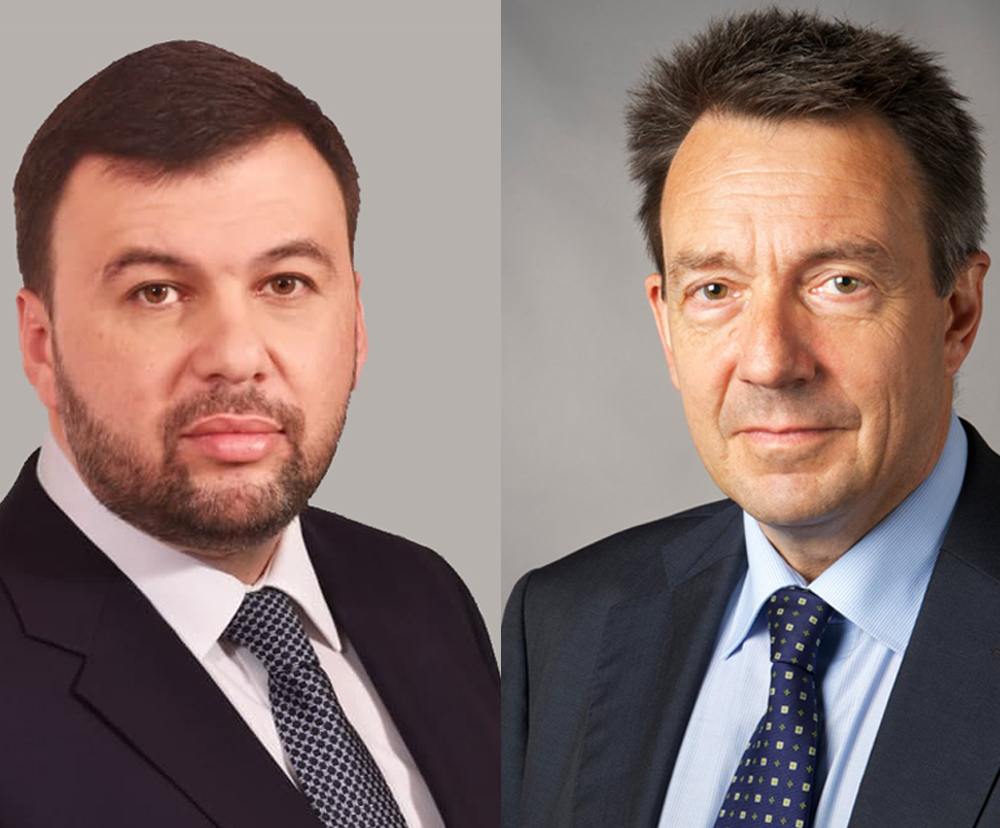 Глава ДНР Денис Пушилин встретился с президентом МККК Петером Маурером