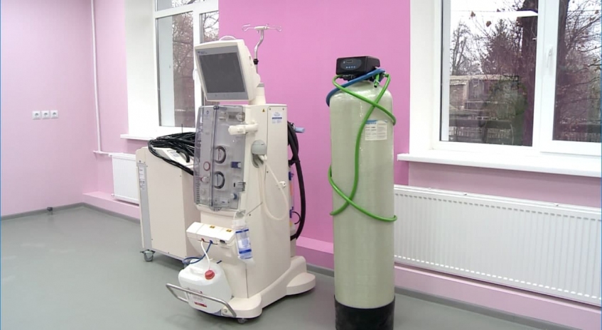 В диализном центре Клинической Рудничной больницы завершены ремонтные работы