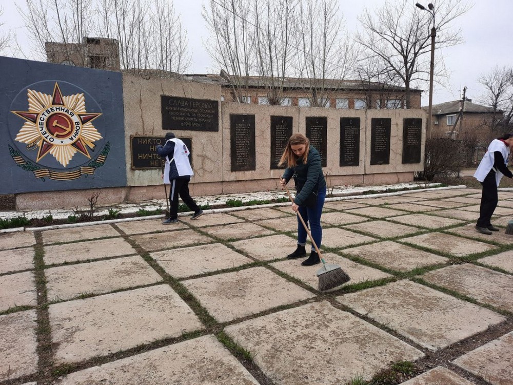 📸В Республике проводится акция «Чистый обелиск»