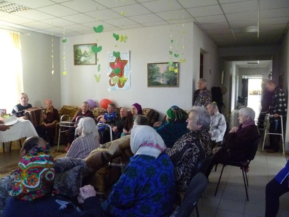 📸В домах-интернатах для пожилых людей состоялись праздничные мероприятия к Дню Победы