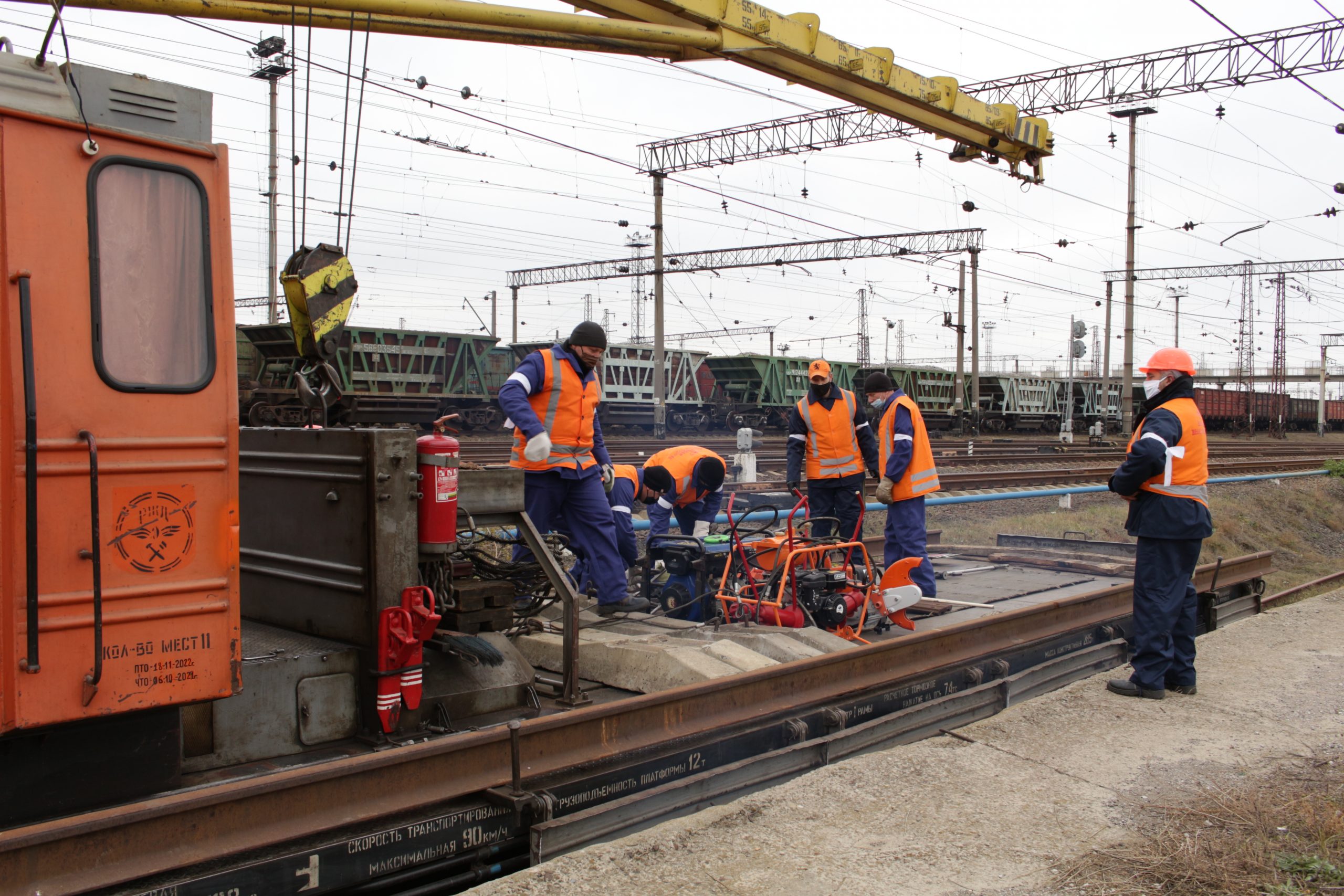 📸 В Минтрансе отработали действия в случае ЧС на железной дороге