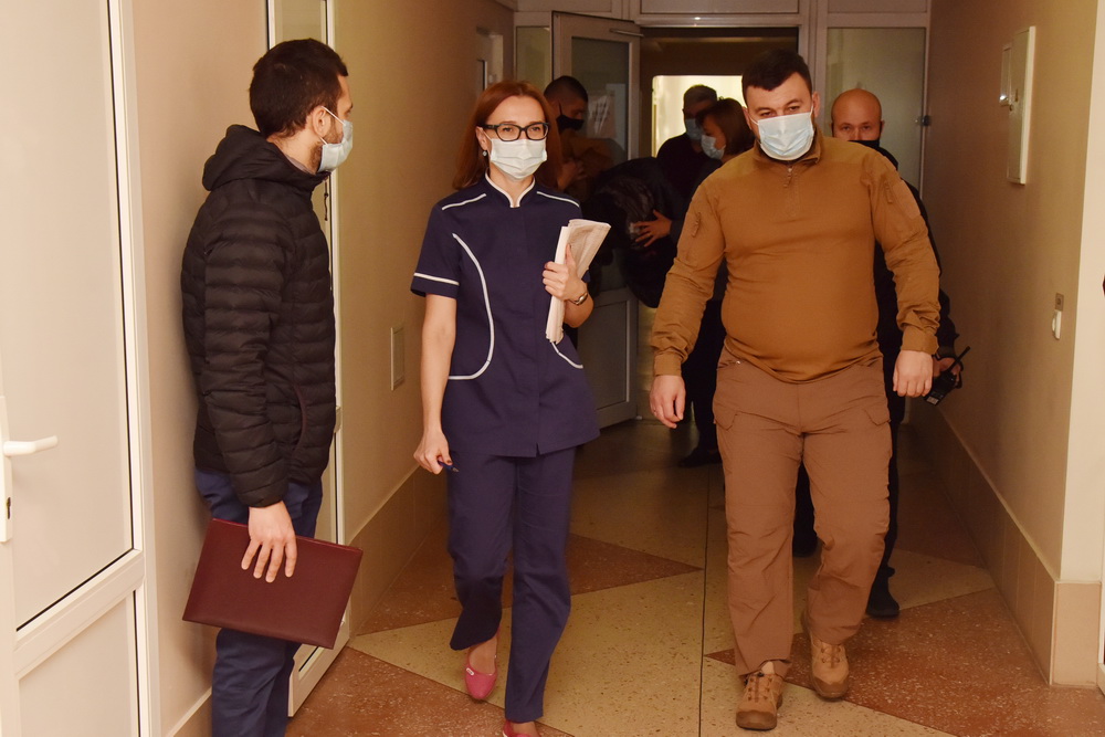 📸Денис Пушилин посетил с рабочим визитом госпитальную базу