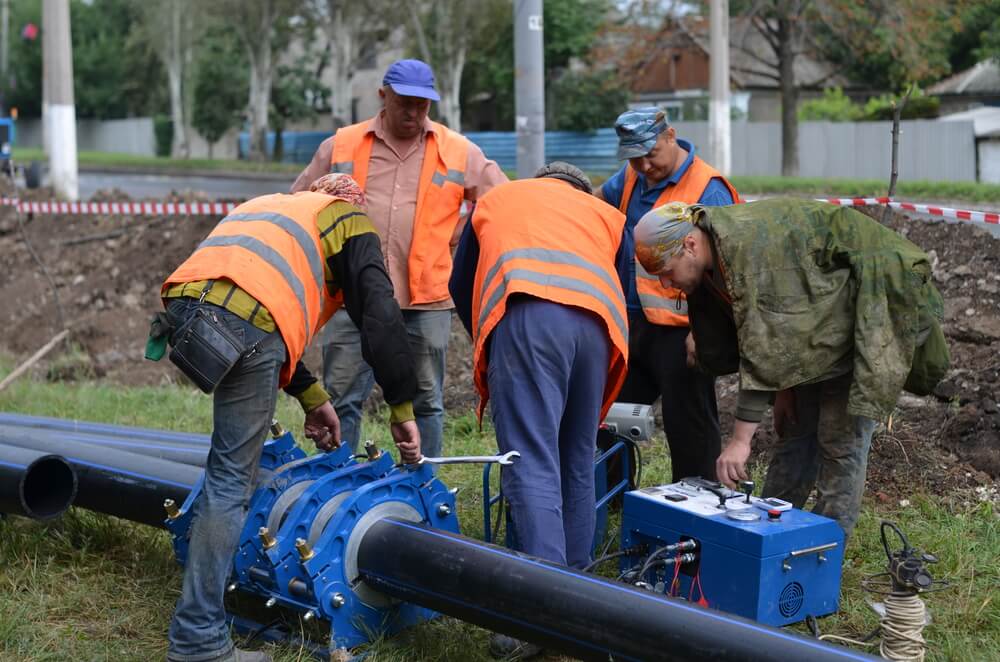 Завершены работы на участке водовода в Пролетарском районе Донецка