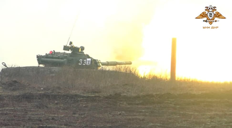 📸 На полигонах проходят занятия по боевой подготовке экипажей танков НМ ДНР