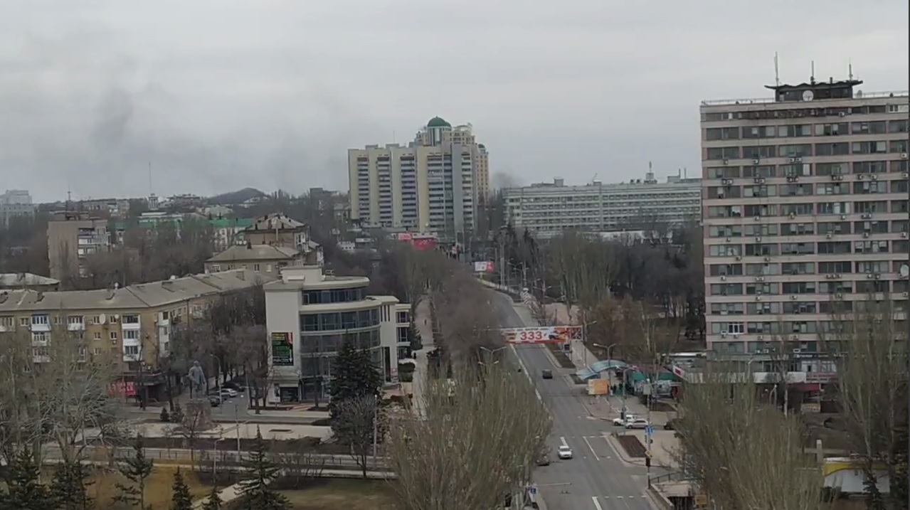 ВФУ обстрелян Киевский район Донецка