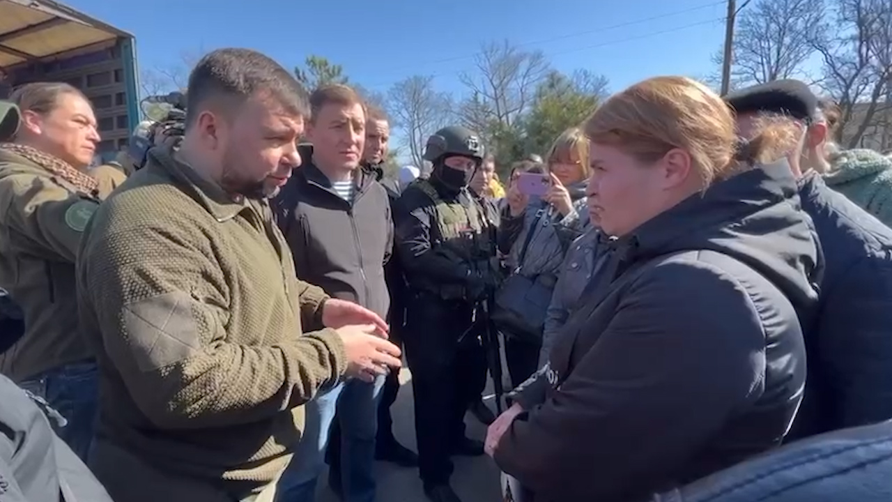 📹 Денис Пушилин и Андрей Турчак встретились с жителями Розовки Запорожской области