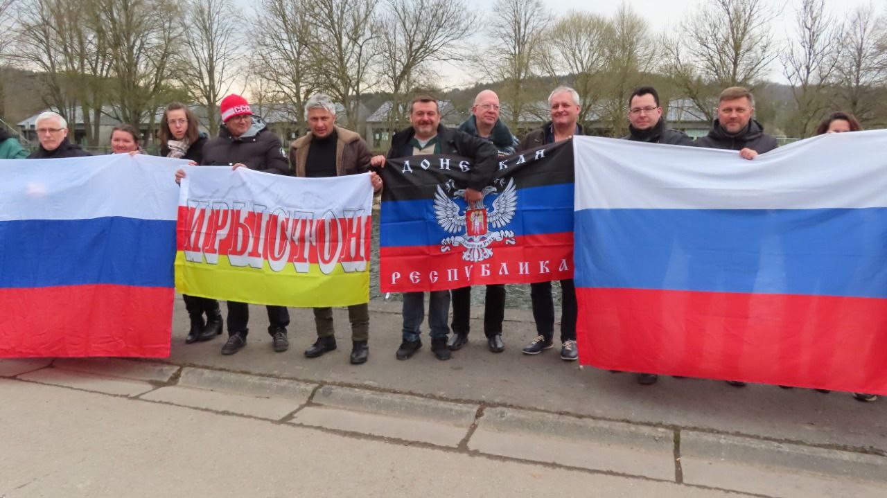 В Бельгии прошла акция в поддержку Донбасса