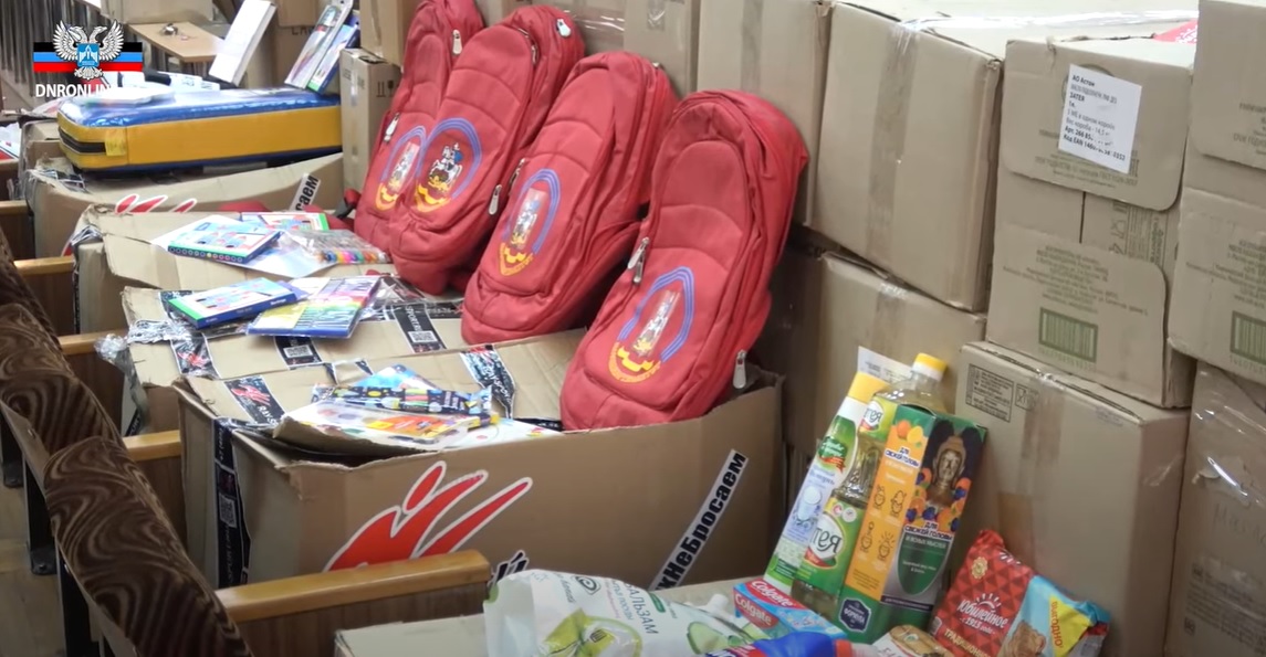 📹 Российский союз боевых искусств привез в Донецк гуманитарную помощь