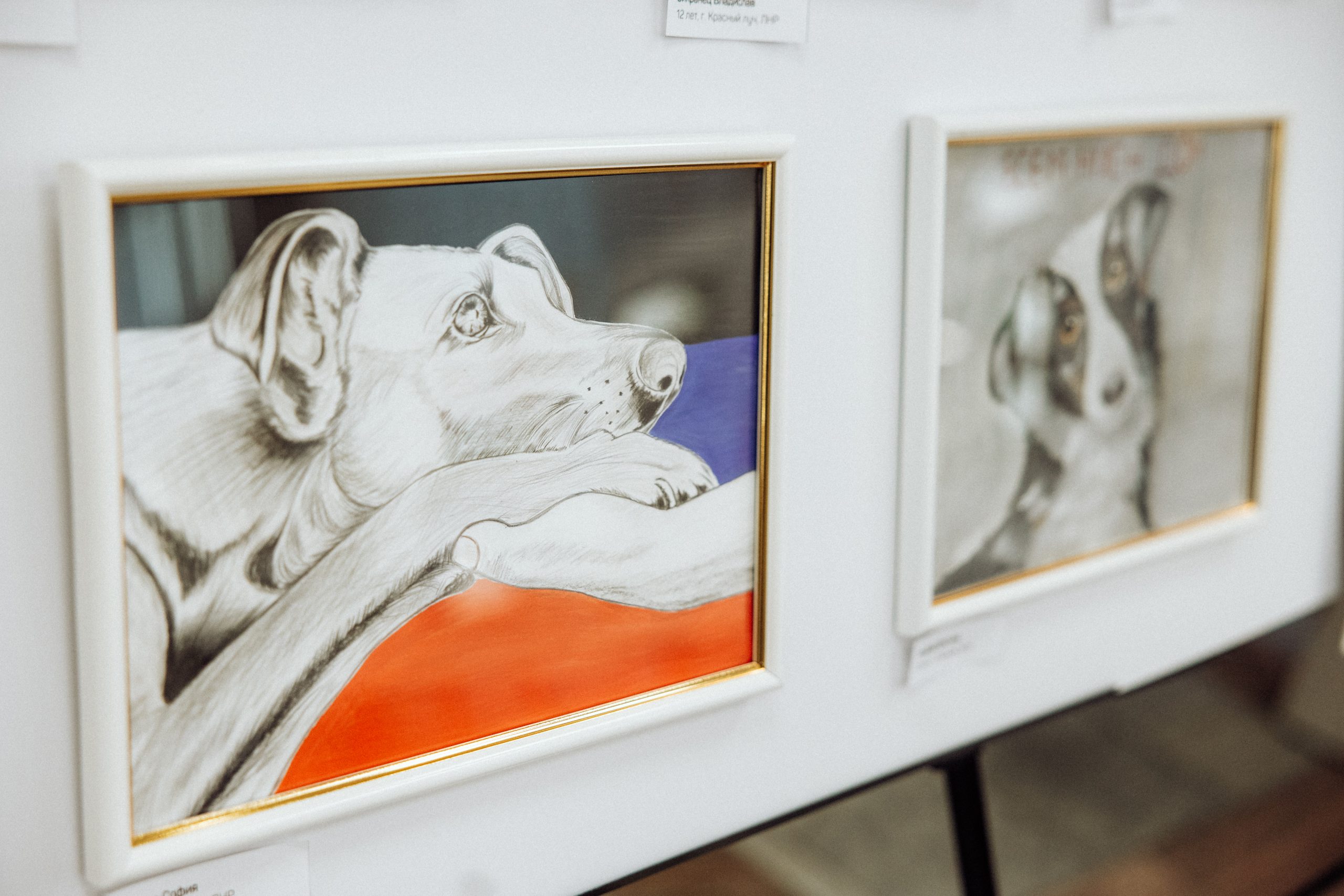 📸 В Москве открылась выставка рисунков детей из Донбасса