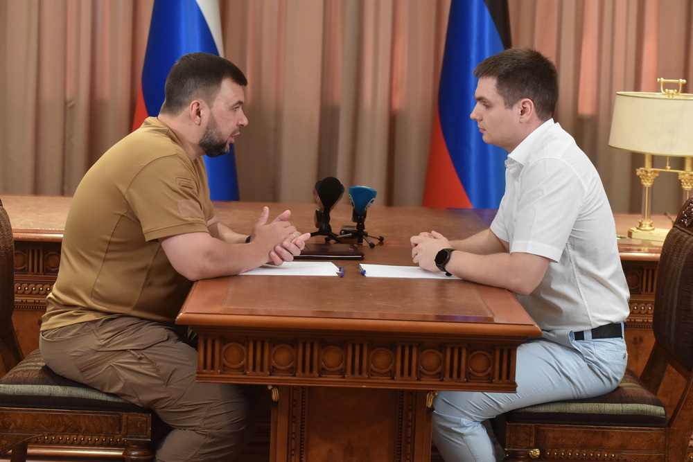 📹 Денис Пушилин встретился с уполномоченным по защите прав предпринимателей