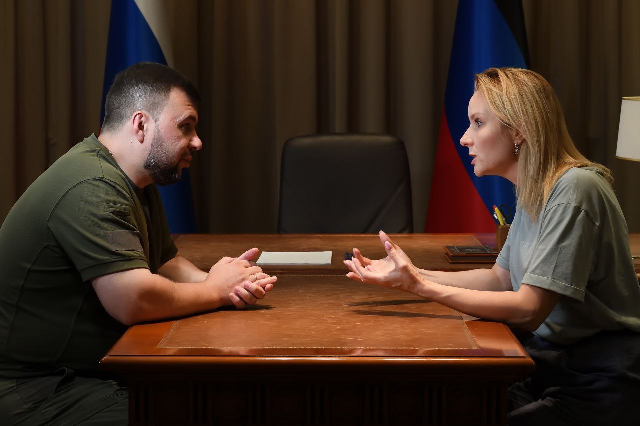 Денис Пушилин встретился с детским омбудсменом России