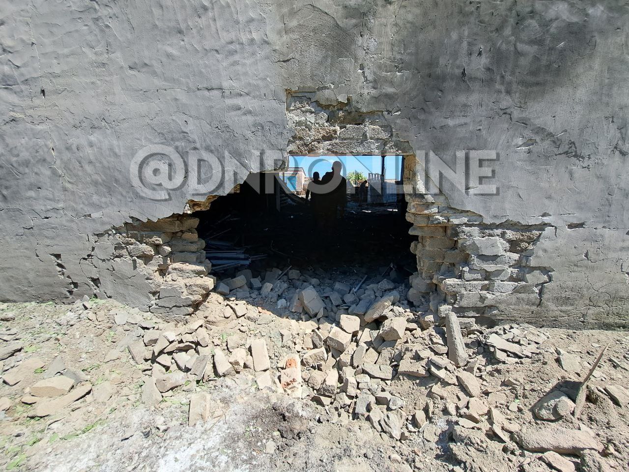 Волноваха подверглась массированному удару с позиций украинских боевиков