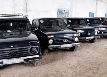 Военнослужащим переданы автомобили и квадрокоптеры