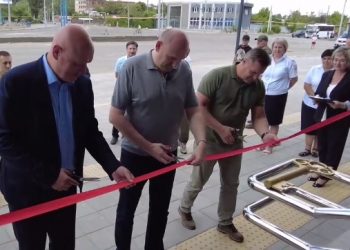 В Мариуполе открыт восстановленный железнодорожный вокзал