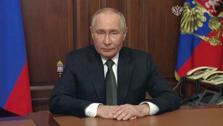 Заявление Президента России Владимира Путина