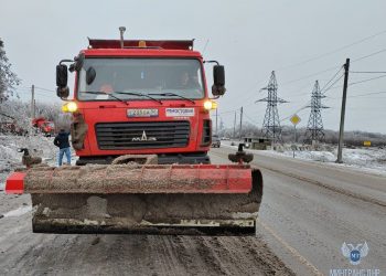 В Республике заготовлено 36 тысяч тонн противогололедного материала