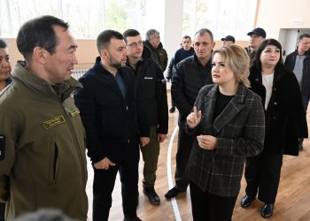 Денис Пушилин и Айсен Николаев проинспектировали ход восстановления объектов культуры и спорта в Еленовке и Докучаевске