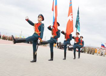 Подростки из ДНР принимают участие в окружном этапе ЮФО «Зарницы 2.0» в Волгограде