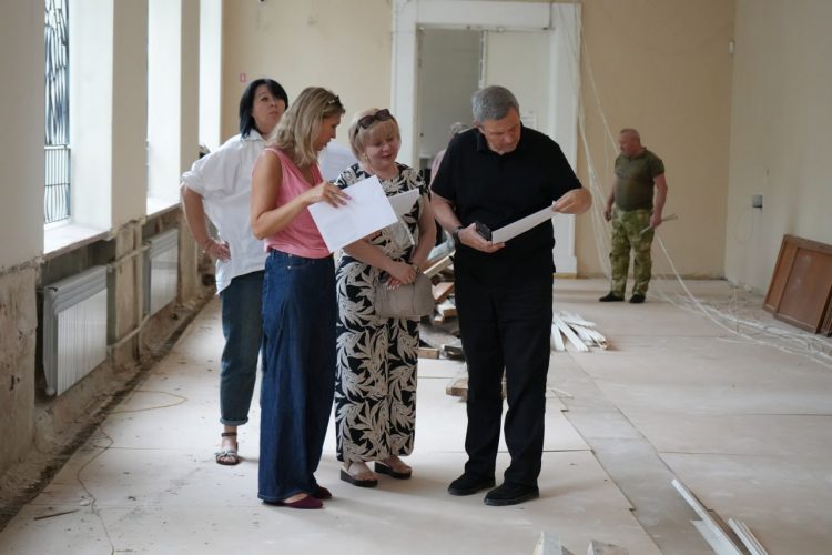 В республиканском художественном музее проводятся восстановительные работы