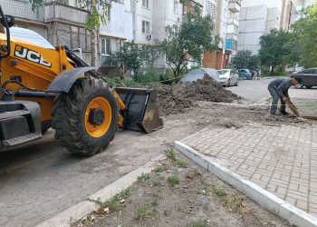 Продолжается работа по устранению аварий на сетях водоснабжения