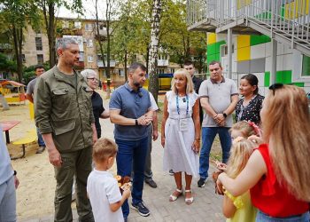 Глава ДНР и губернатор Забайкальского края проинспектировали восстановление детсада в Новым Свете