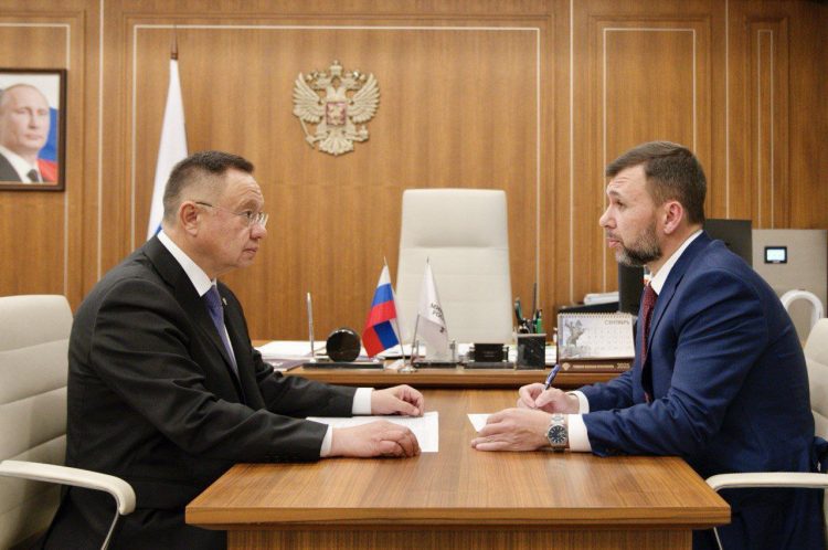 Файзуллин и Пушилин обсудили снижение потерь воды в ДНР