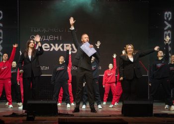 В Донецке прошел дебют первокурсника