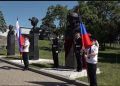 В Донецке открыли бюст Героя России Романа Воробьева
